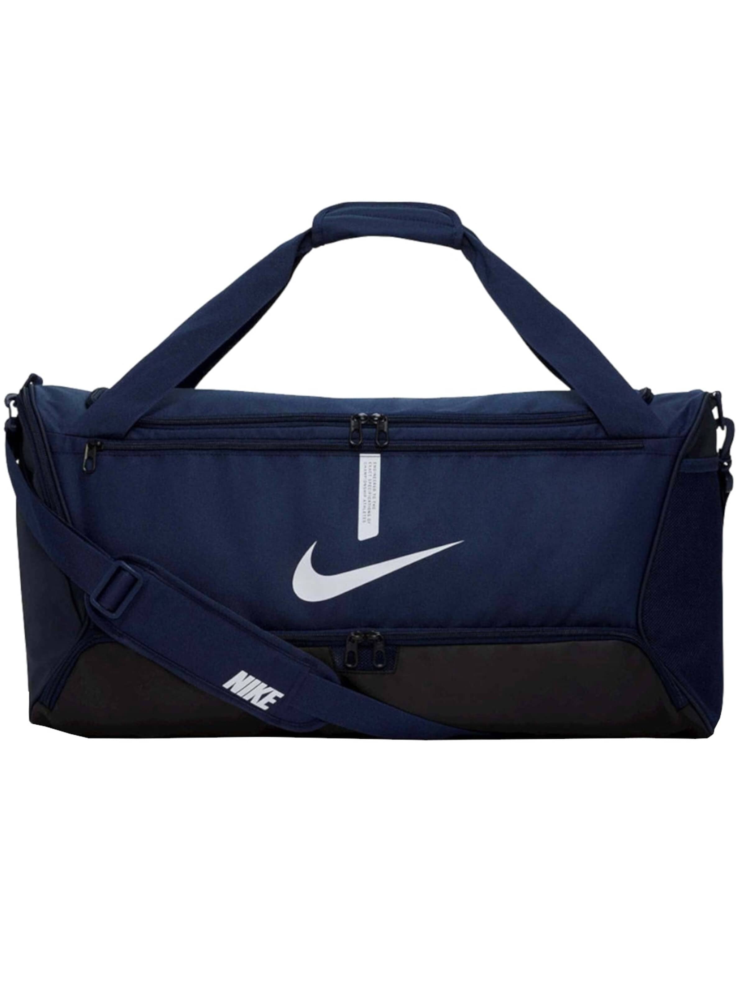 NIKE Sports Bag in Blue: front