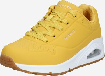Sneaker bassa 'Uno Stand On Air' di SKECHERS in giallo: frontale