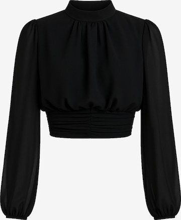 Elara Bluse i sort: forside