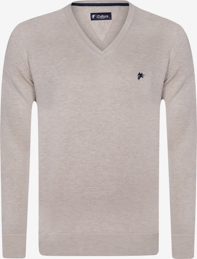 DENIM CULTURE Sweater 'Ottorino' in mottled beige / Dark blue, Item view