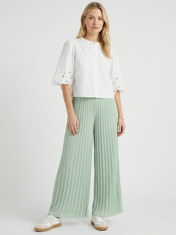 Guido Maria Kretschmer Women Широкий Штаны 'Samantha' в Зеленый