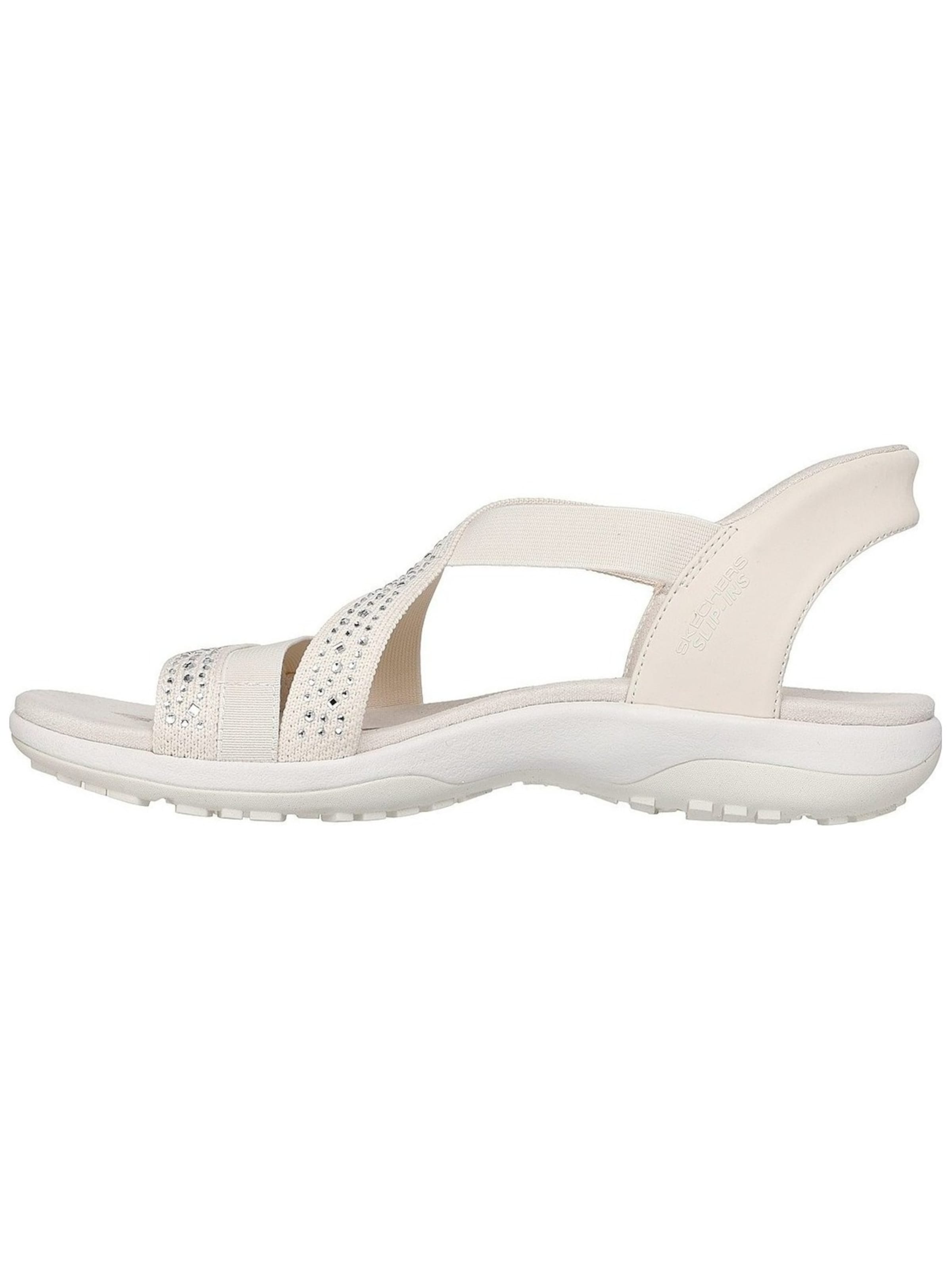 SKECHERS Sandale 'Skechers Reggae Slim - Summer Sparkle'‌‌ in Beige