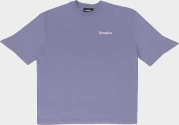 T-Shirt Dropsize en violet : devant