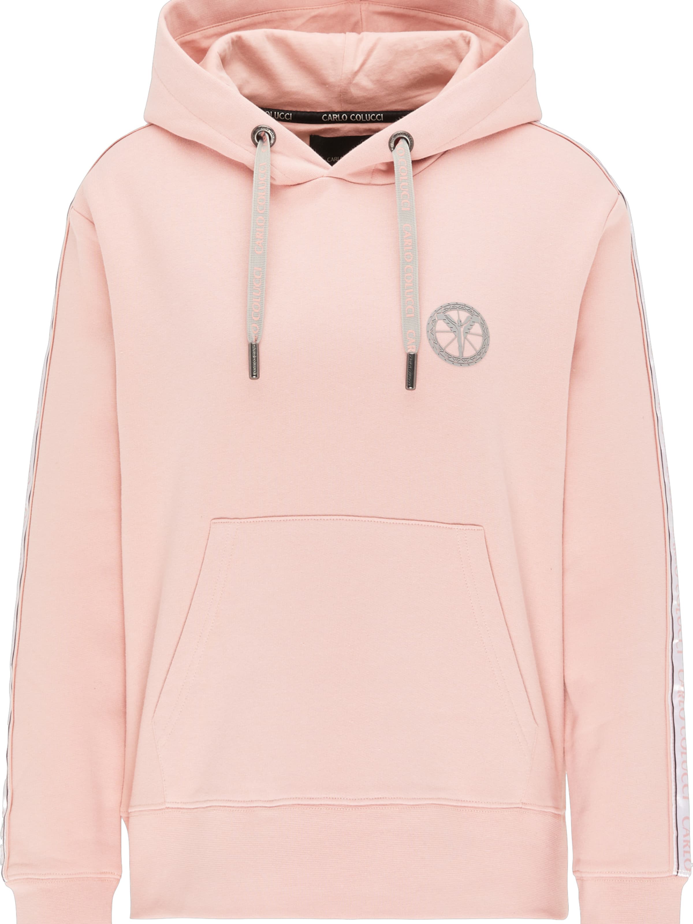 Carlo Colucci Sweatshirt ' Catania ' in Pink: Vorderseite