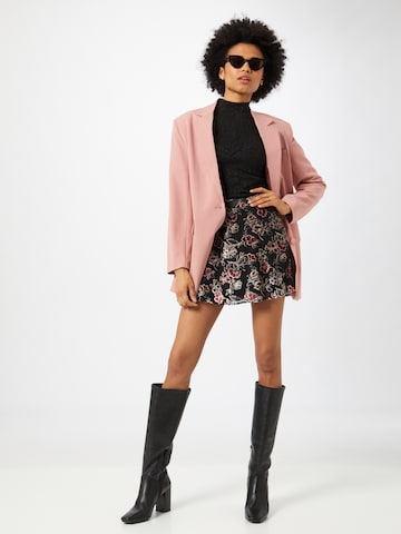 American Eagle Rok 'FLARE' in Zwart