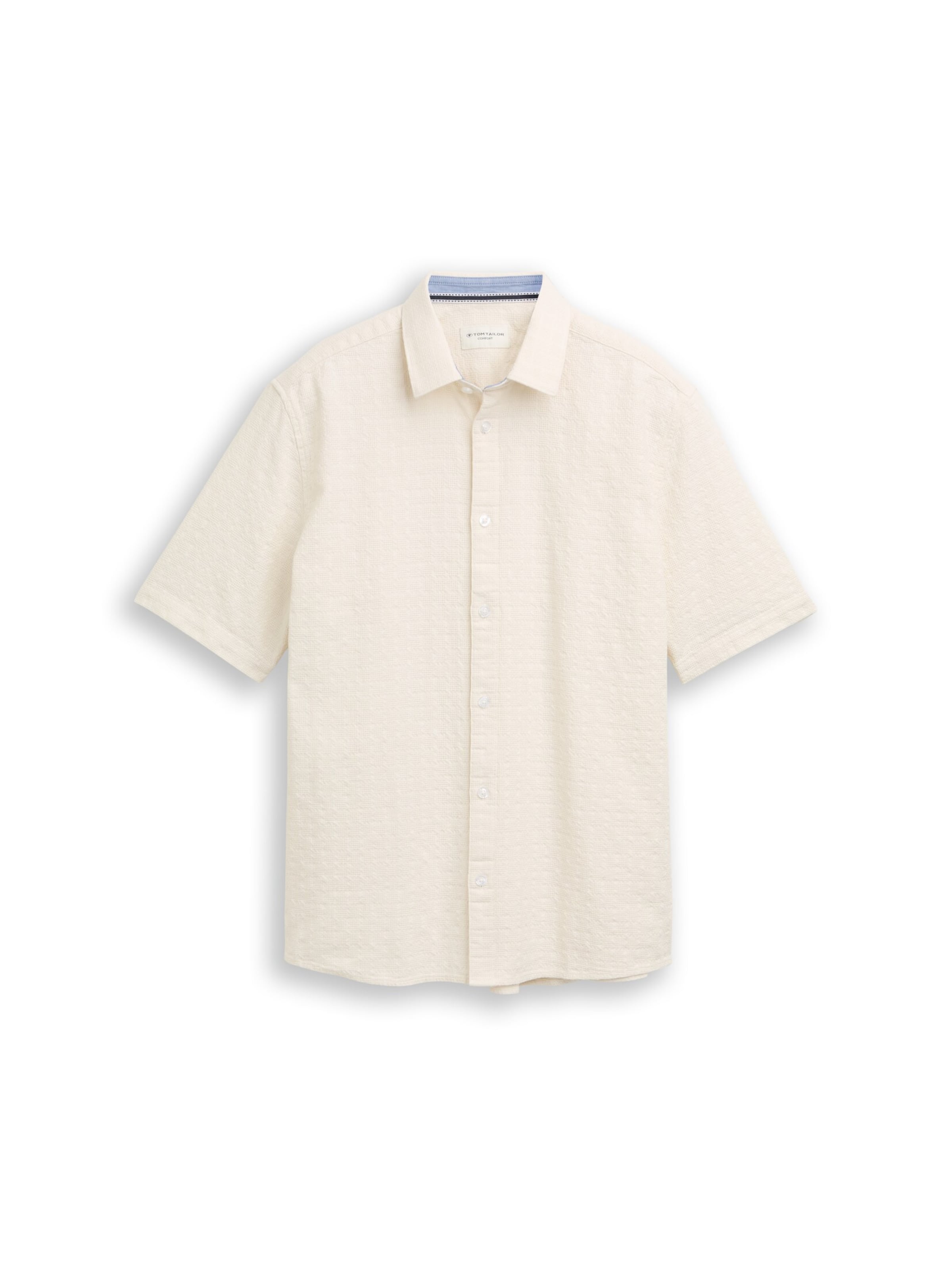TOM TAILOR Regular fit Button Up Shirt in White: front