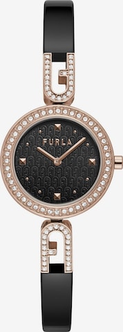 FURLA Uhr in Schwarz: Vorderseite