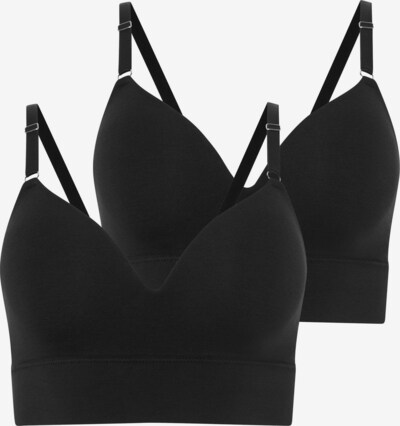JOCKEY Sport-BH 'Seamfree™ Comfort Bralette - 2 Pack' in XXL in schwarz, Produktansicht