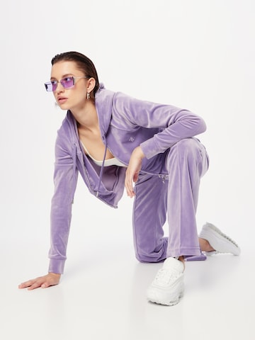 Juicy Couture Широка кройка Панталон 'Tina' в лилав