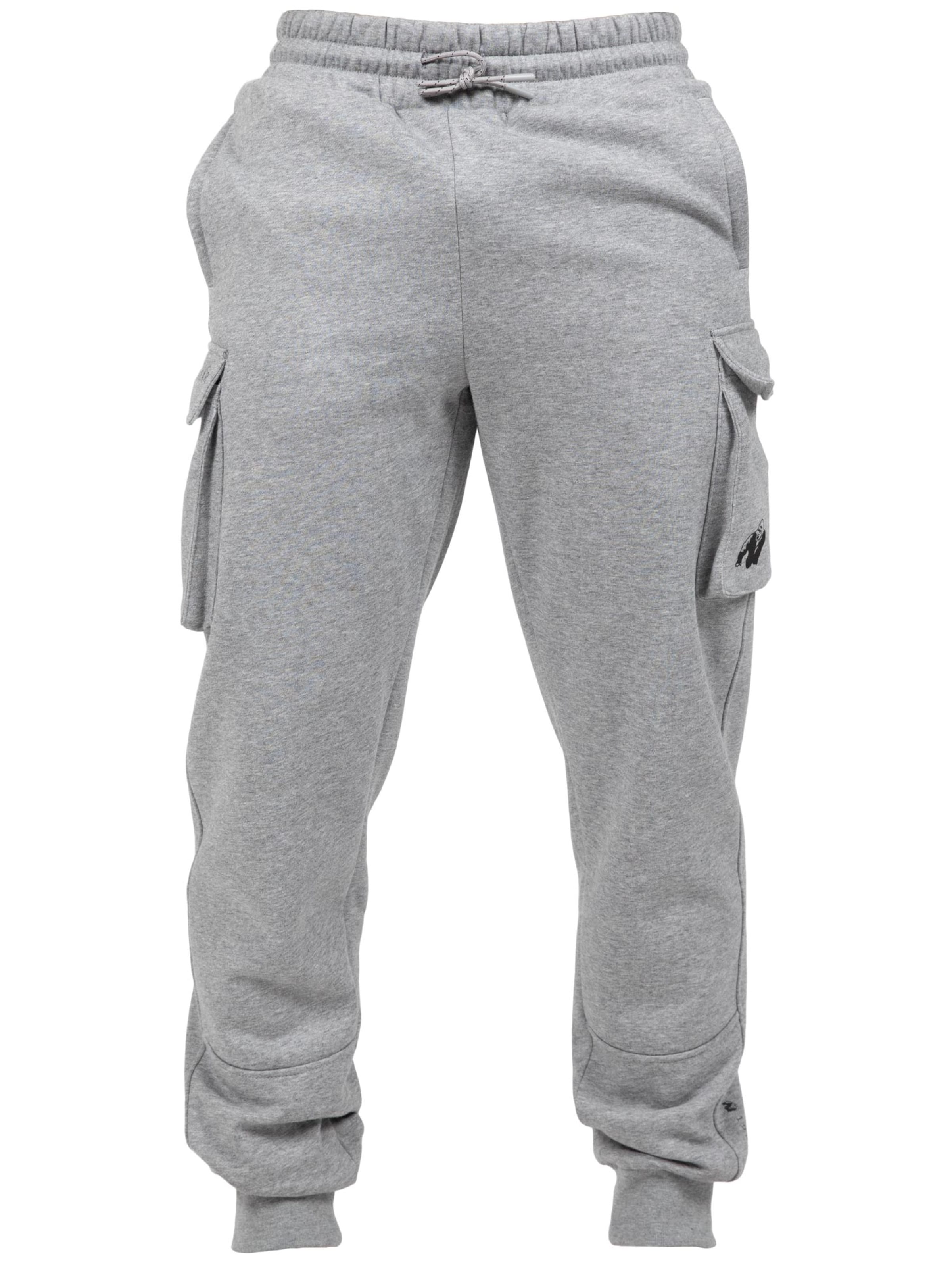 Gorilla Wear Cargo trousers 'Hudson' in Grey: front