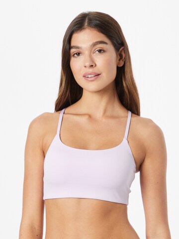 Girlfriend Collective Bustier Sportmelltartók 'Juliet' - lila: elől