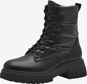 s.Oliver Lace-up bootie in Black: front