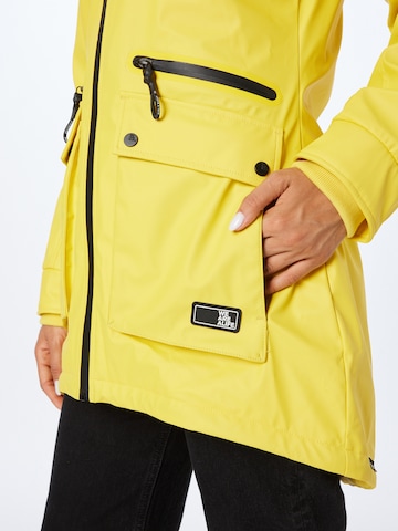 Alife and Kickin Λειτουργικό παλτό 'AudreyAK' σε κίτρινο
