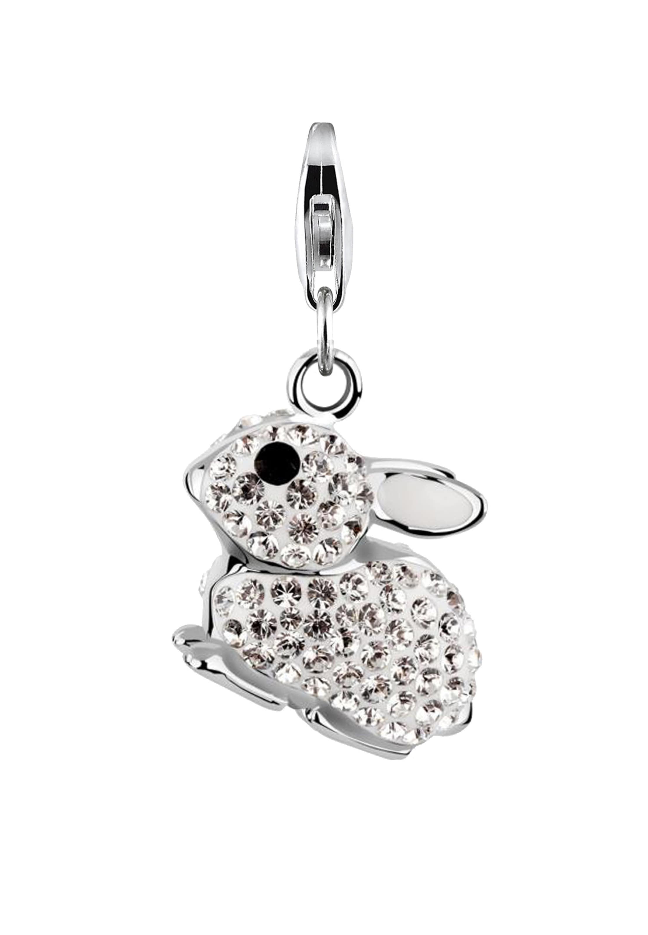 Nenalina Pendant 'Hase' in Silver: front