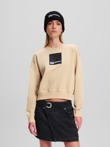 KARL LAGERFELD JEANS - Sudadera en beige: frente