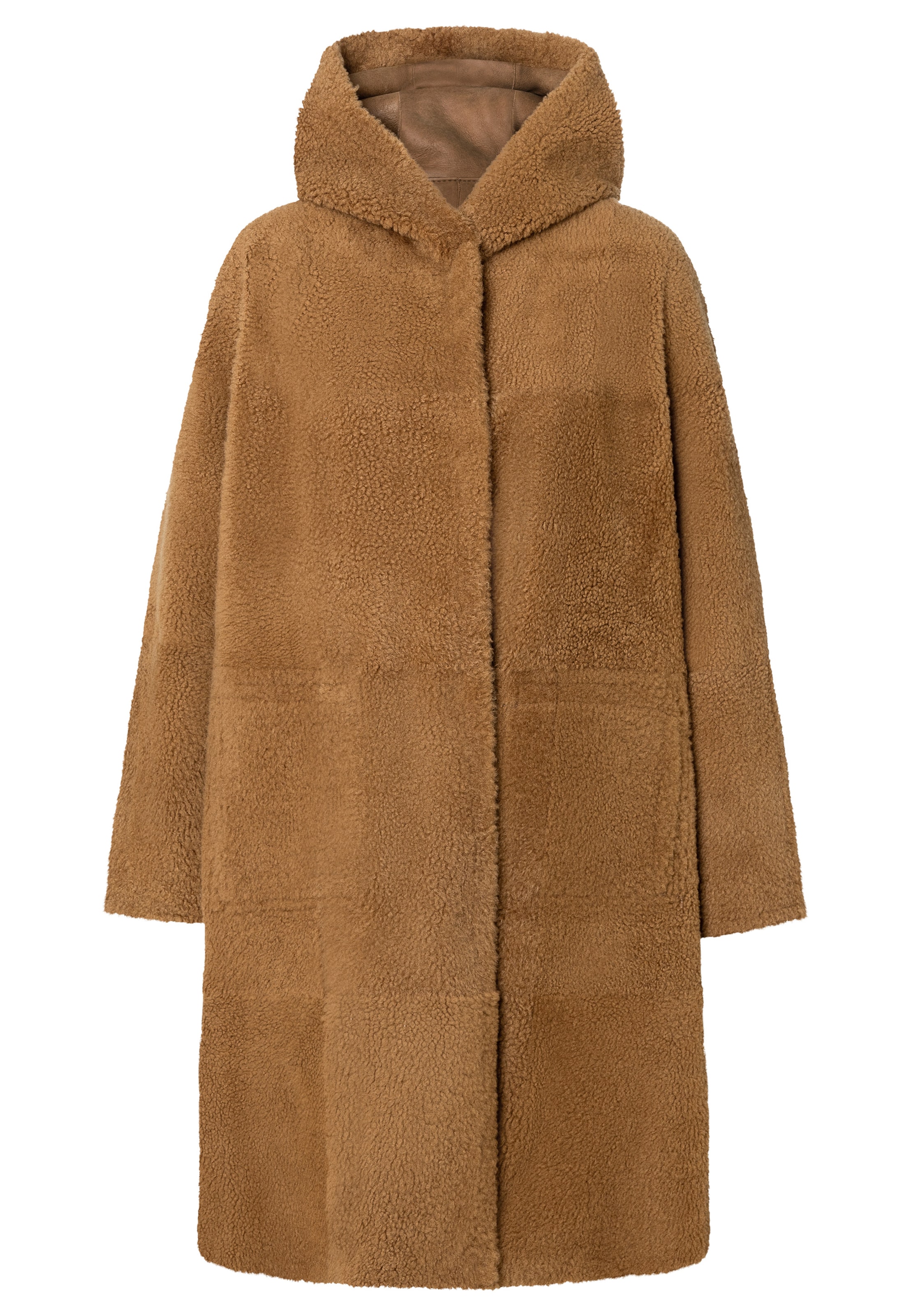 Werner Christ Tussenmantel in Bruin: voorkant