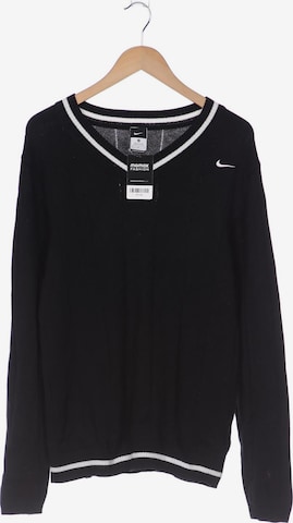 NIKE Pullover M in Schwarz: predná strana