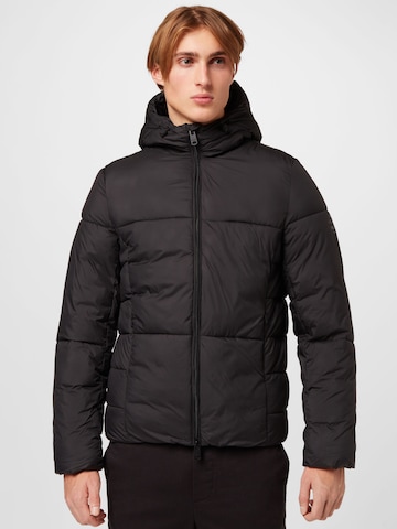 ECOALF Зимняя куртка 'HOXA' в Черный: спереди