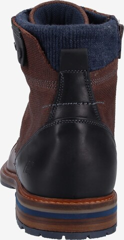 BULLBOXER Lace-Up Boots in Brown