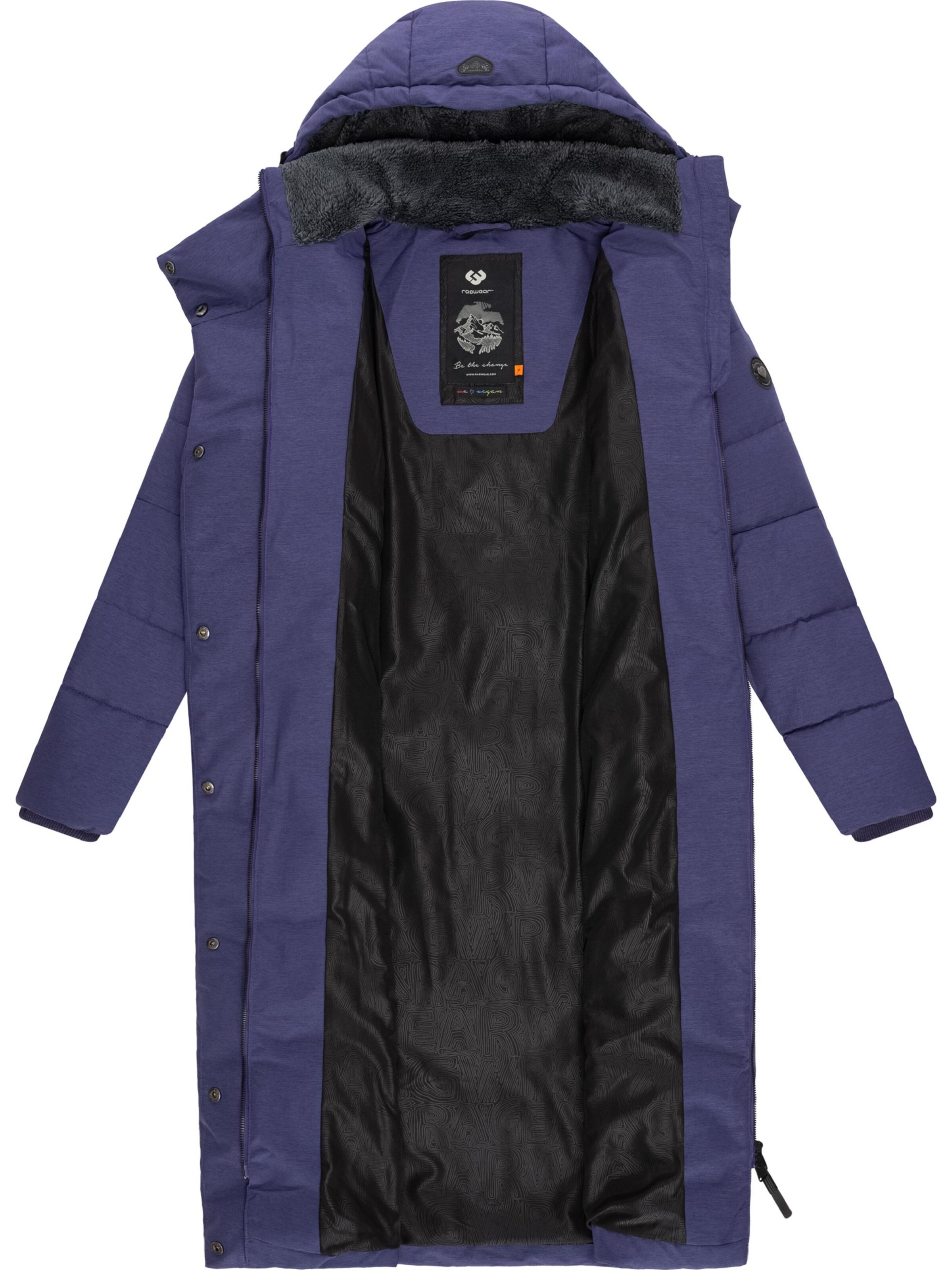 Manteau d’hiver 'Pavla' Ragwear en violet