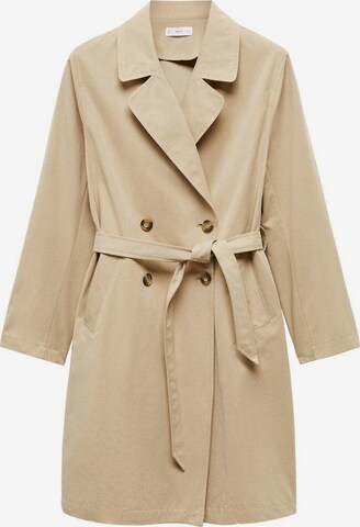 MANGO TEEN Coat 'Trenchy' in Beige: front