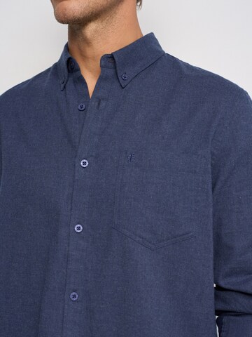 Salsa Jeans Regular fit Overhemd in Blauw