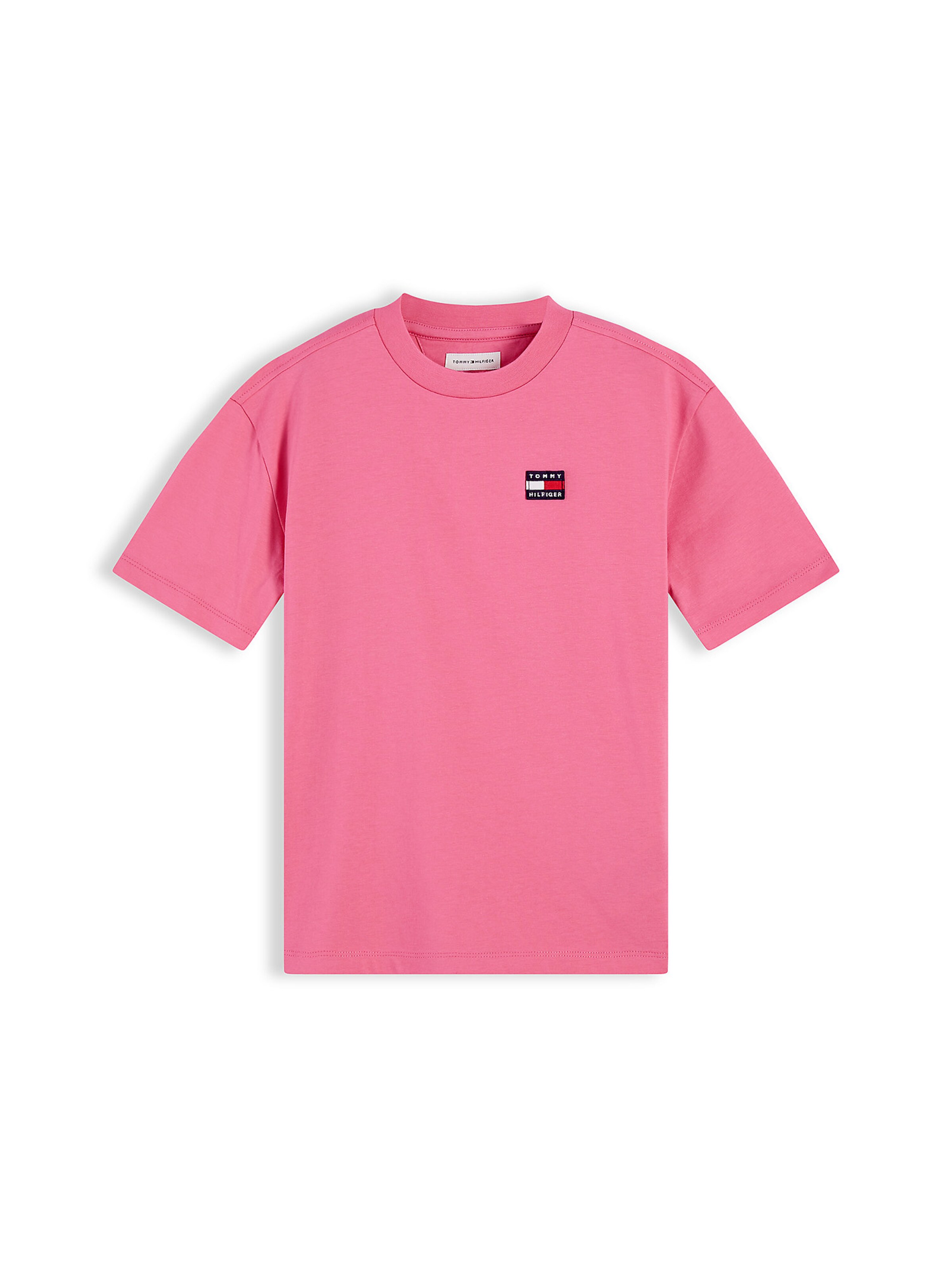 TOMMY HILFIGER Shirt 'Essential' in Pink: front