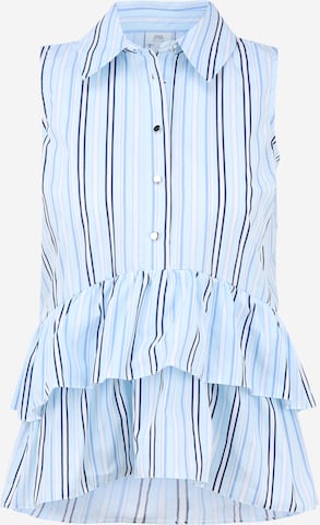 River Island Petite Blouse in Blue: front