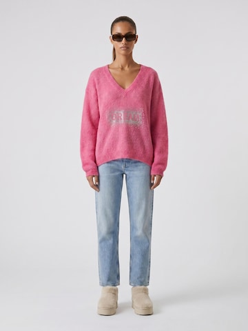 Pull-over oversize 'Silja' americandreams en rose