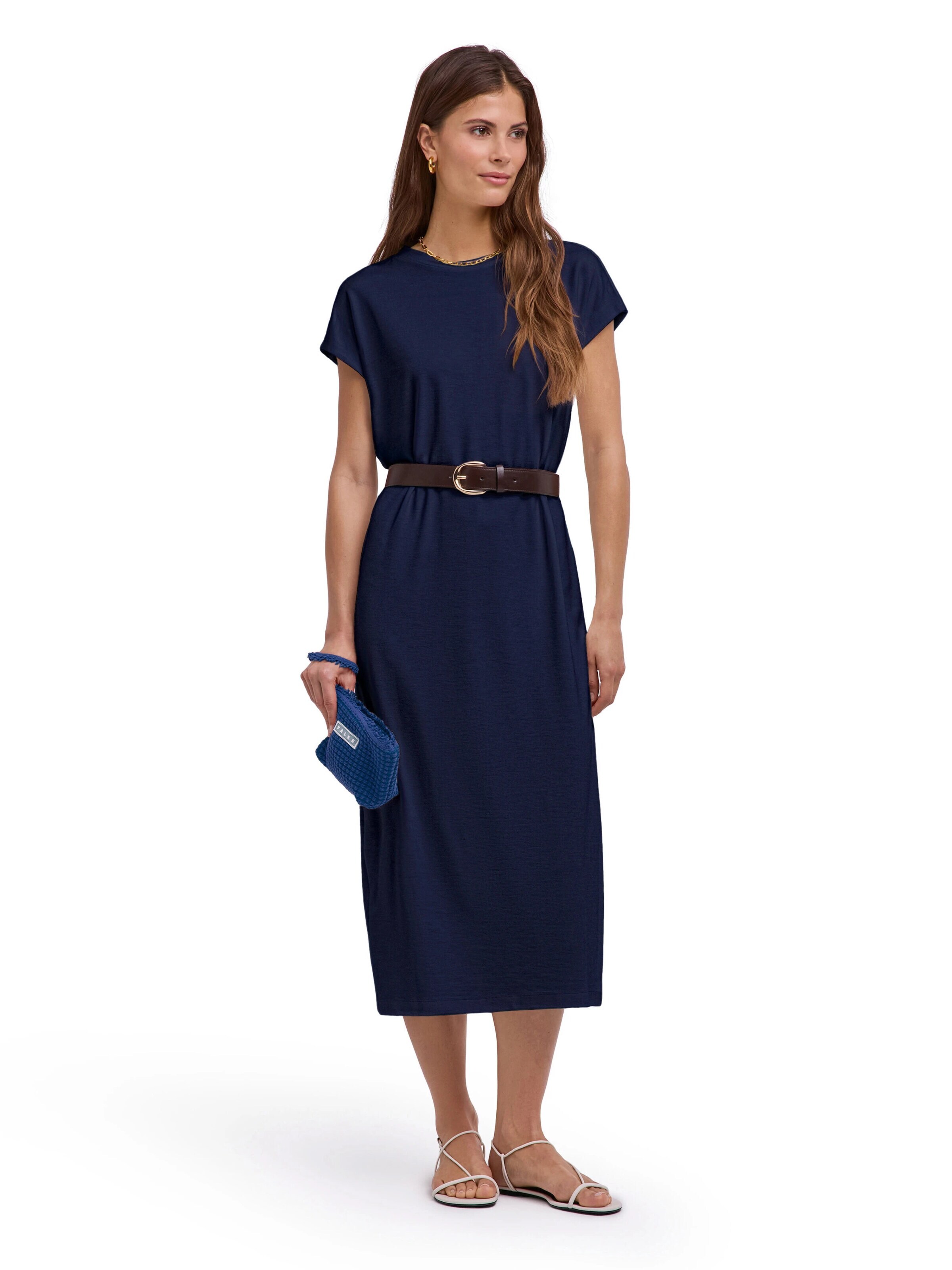 FALKE Dress in Blue: front