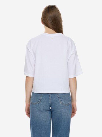 NÜMPH Tričko 'NUFLEURA TEE' - Biela