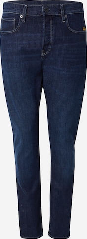 G-STAR Slimfit Kavbojke | modra barva: sprednja stran