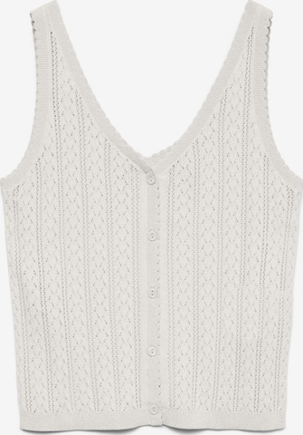 VERO MODA Strickweste 'VMLux' in Weiß: Vorderseite