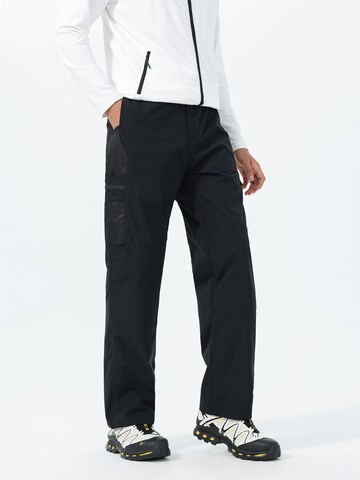 Youthup Regular Cargo Pants in Black