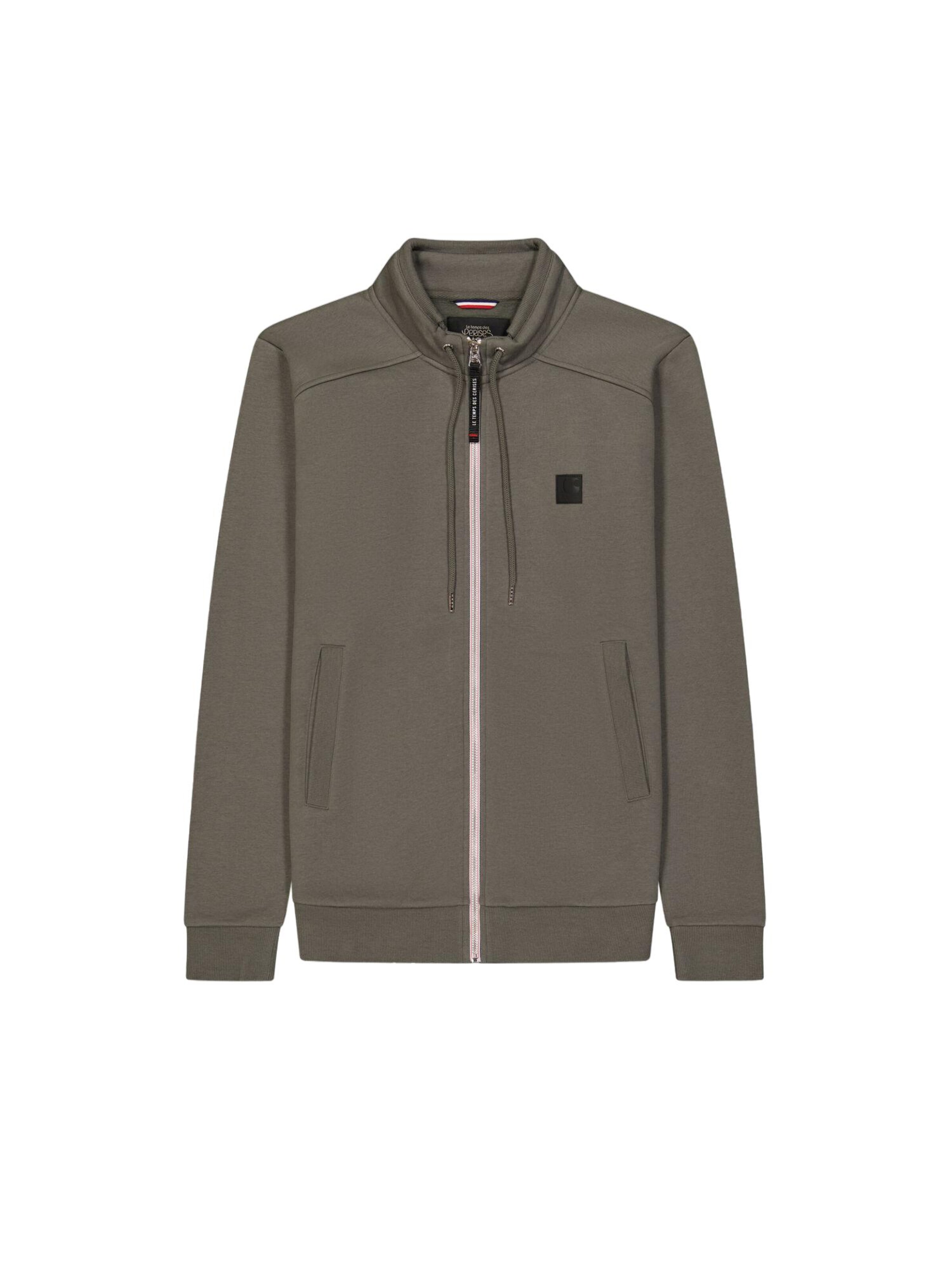 Le Temps Des Cerises Veste de survêtement 'OLAGO' en olive, Vue avec produit