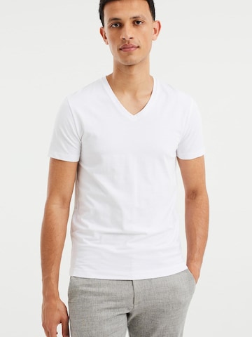 WE Fashion - Camiseta en blanco: frente