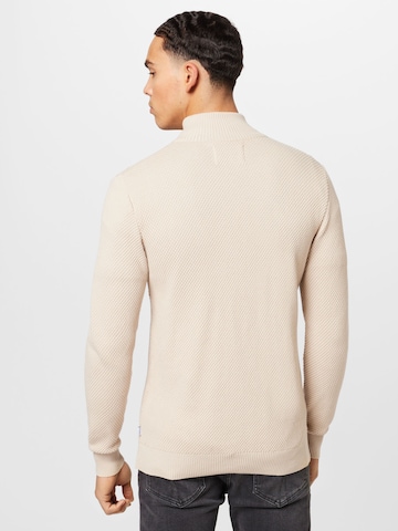 Kronstadt Knit cardigan 'Erik' in Beige