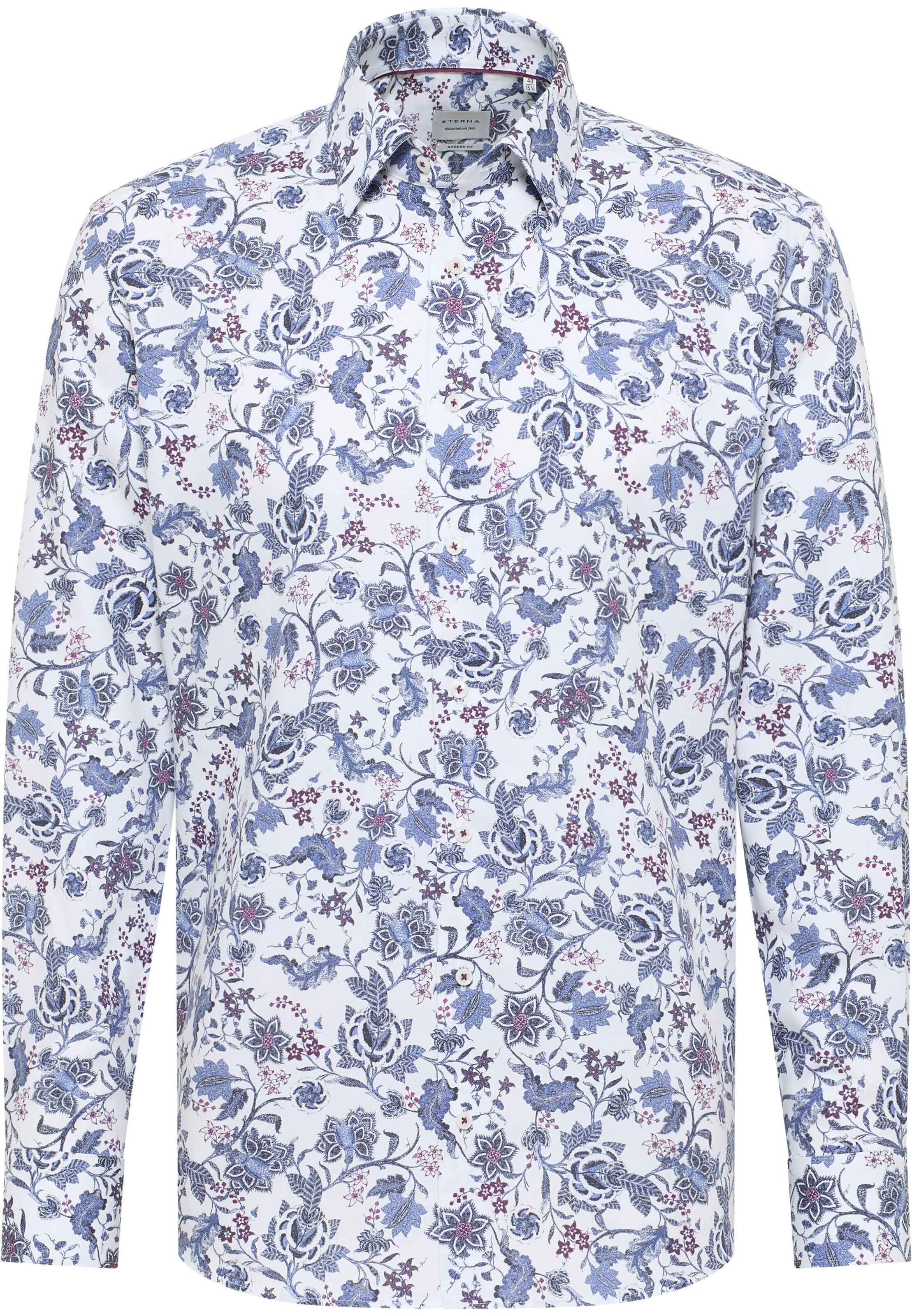 ETERNA Regular fit Business shirt in Blue: front