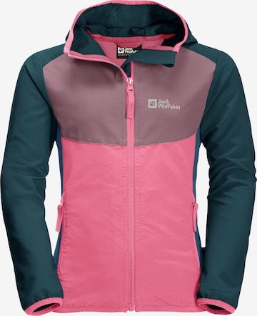 JACK WOLFSKIN Outdoor jacket 'TURBULENCE' in Pink: front