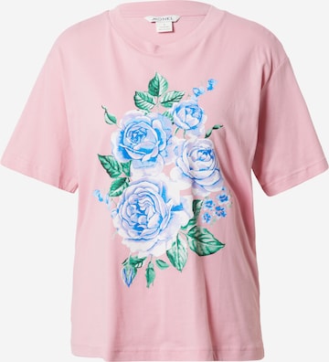 T-shirt Monki en rose : devant