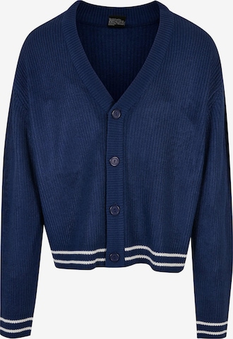 Urban Classics Knit Cardigan in Blue: front