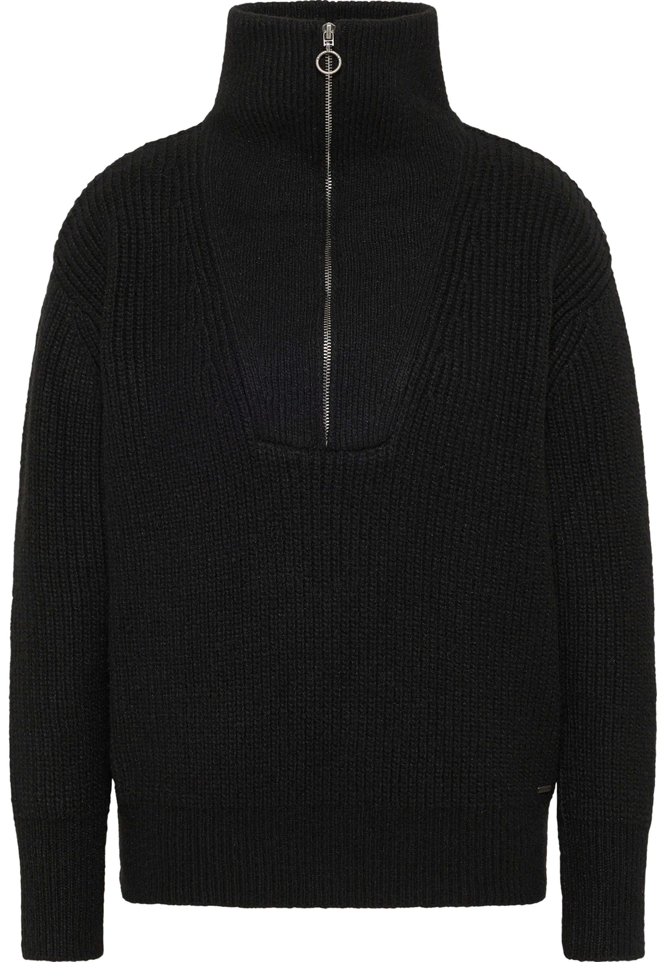 Pull-over DreiMaster Vintage en noir : devant