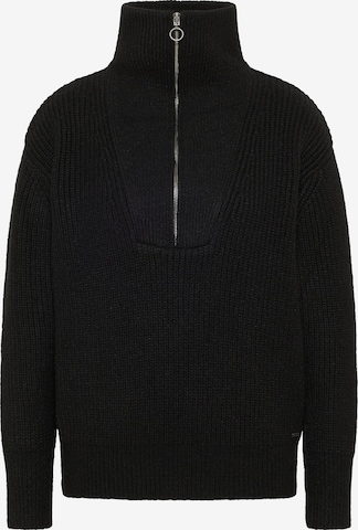 Pull-over DreiMaster Vintage en noir : devant