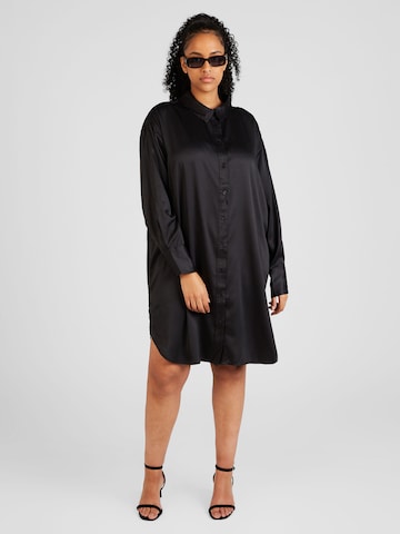 Robe-chemise 'DARLENE LIFE' ONLY Carmakoma en noir