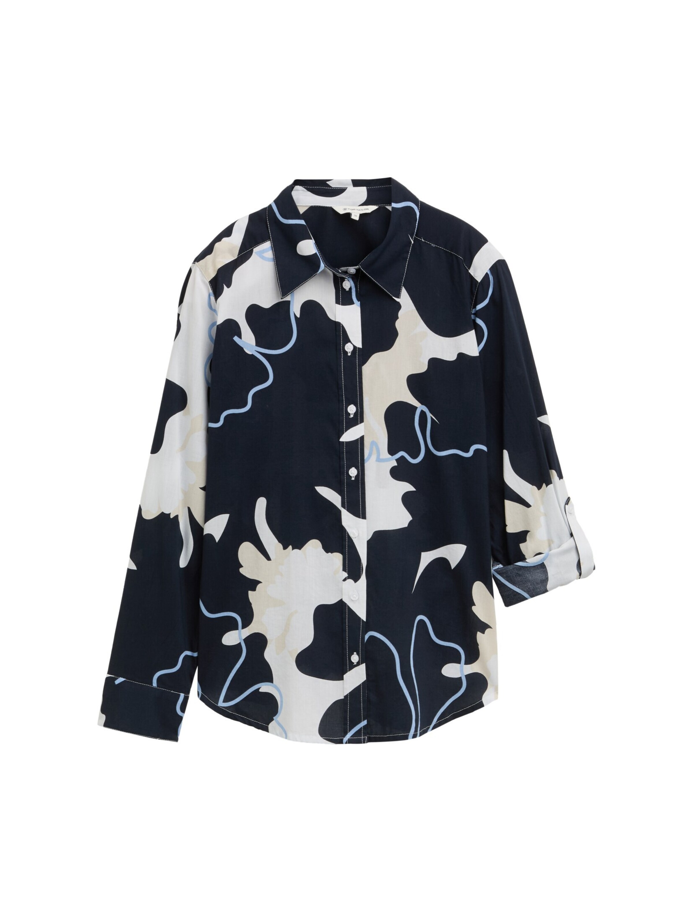 TOM TAILOR Bluse i blå: forside