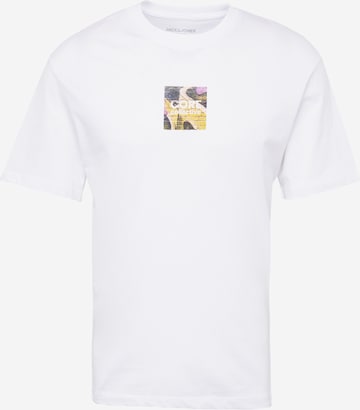 JACK & JONES Koszulka 'BERLIN' w kolorze biały: przód