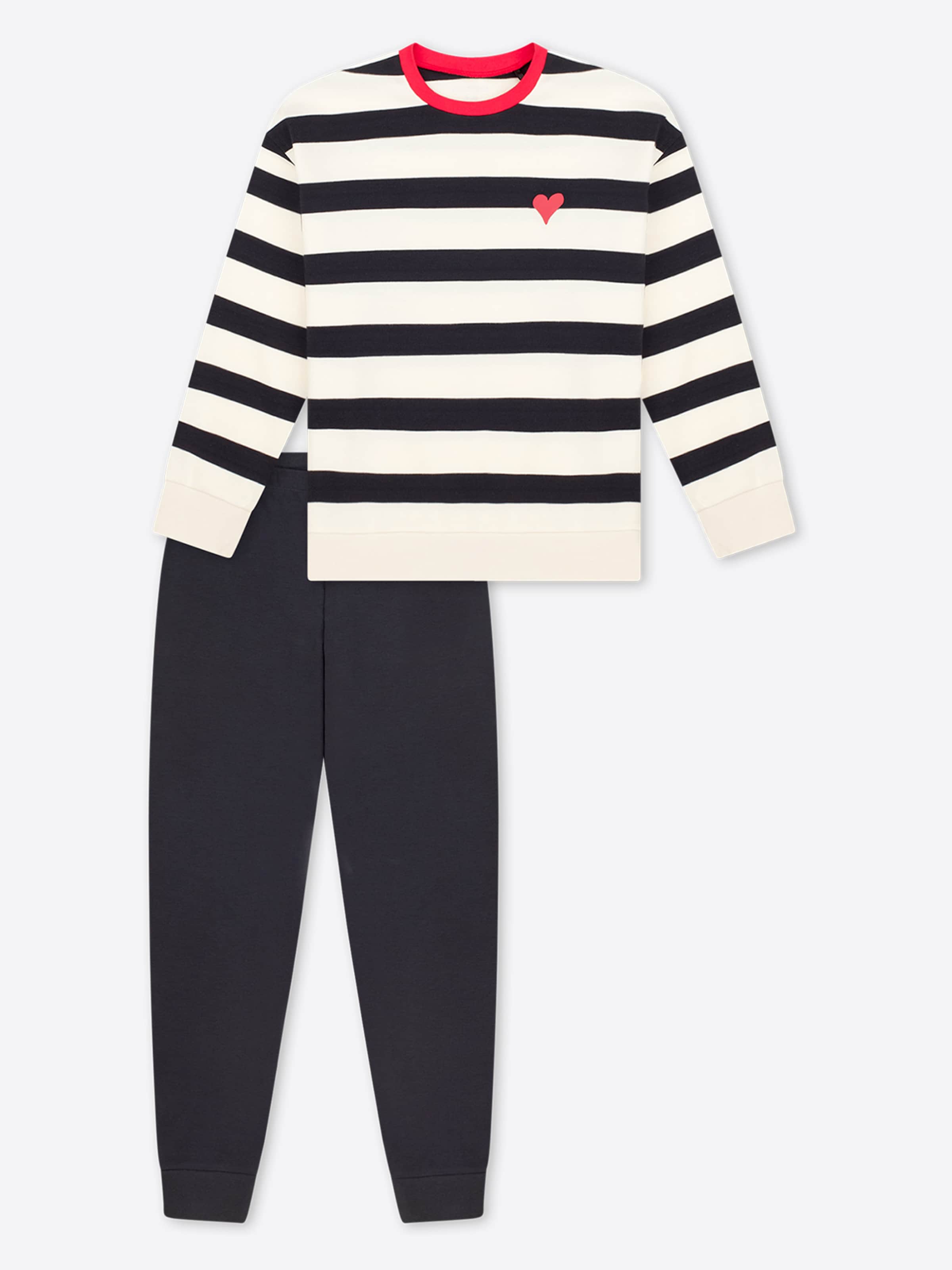 Pyjama ' Nightwear ' SCHIESSER en bleu : devant