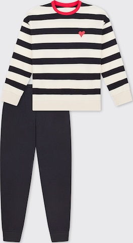 Pyjama ' Nightwear ' SCHIESSER en bleu : devant