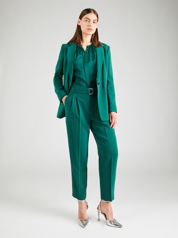 BOSS Black - regular Pantalón plisado 'Tapiah' en verde