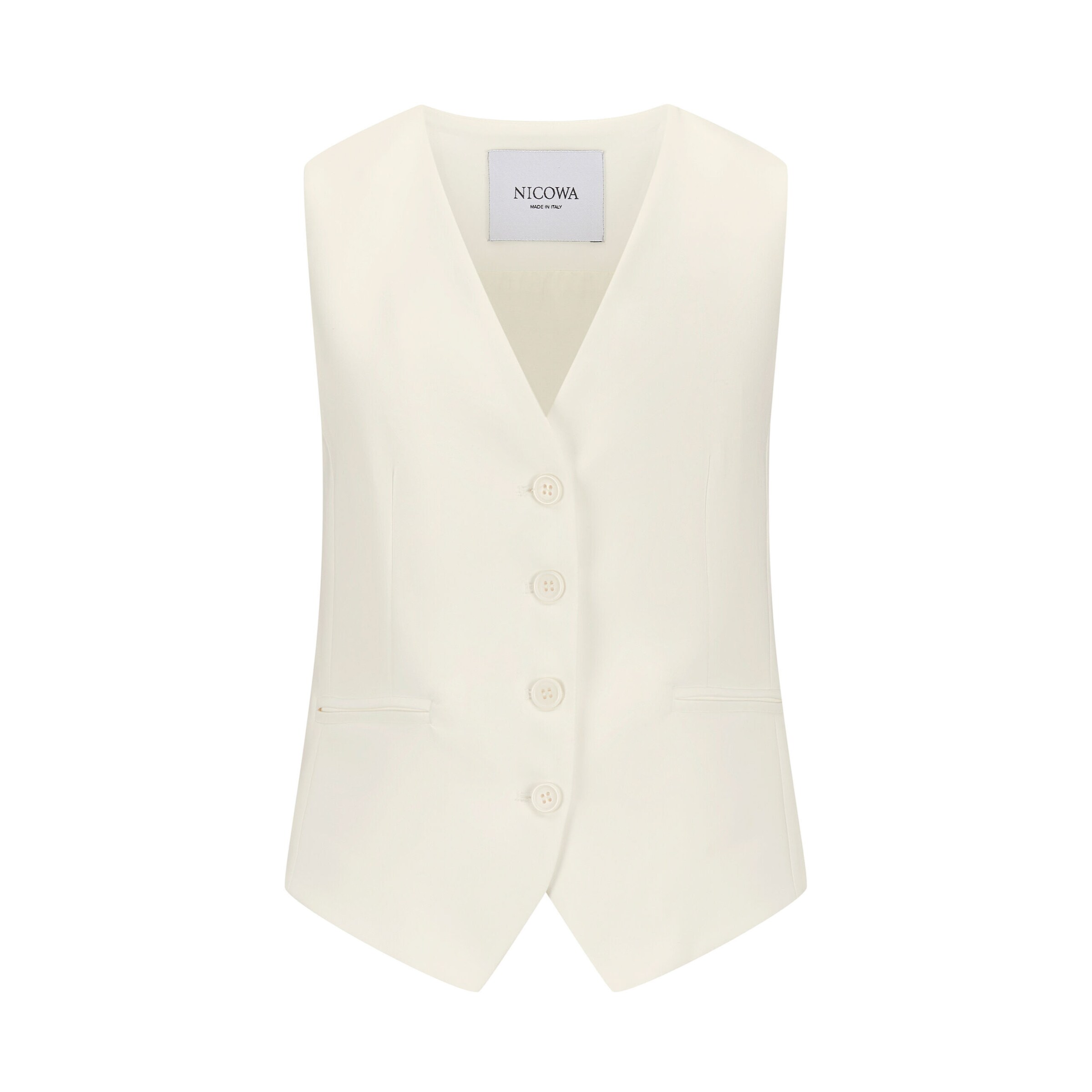 Nicowa Suit vest in White: front